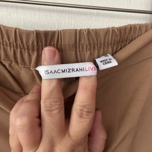 IsaacMizrahi Pull On Khakis Womens 14 Elastic Waist Comfy - Picture 4 of 9